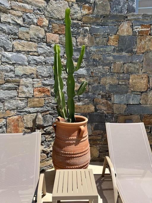 Modern Family Apartment Ewa With Pool, Dining Area On Crete Coast Stavromenos Dış mekan fotoğraf